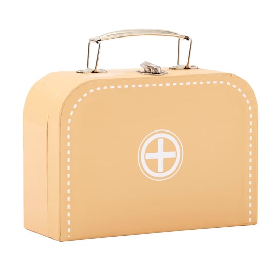 Mallette de Docteur Kids Concept - Jeu d'Imitation en Bois | 7 Accessoires Inclus - Stéthoscope, Thermomètre