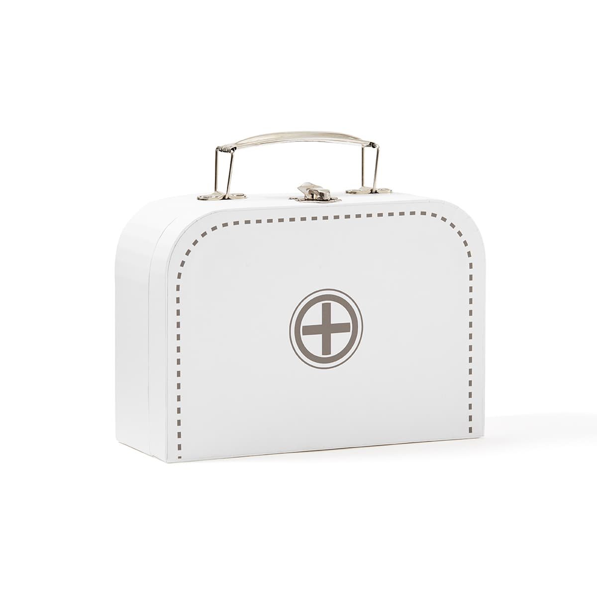 Mallette de Docteur Kids Concept - Jeu d'Imitation en Bois | 7 Accessoires Inclus - Stéthoscope, Thermomètre