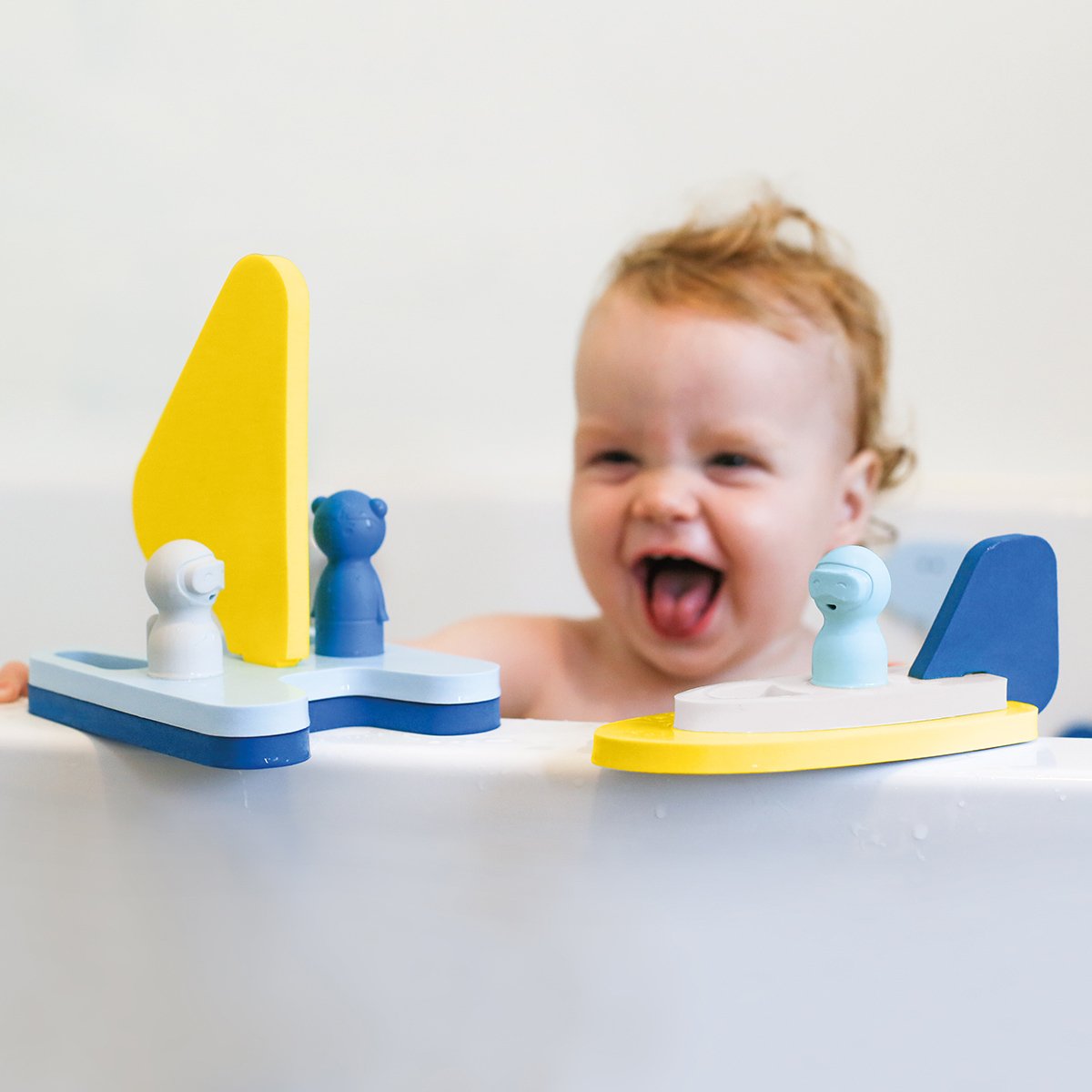 Puzzle de Bain Quut - Jouet éducatif flottant | Mousse Sans BPA - Motricité fine & Association des formes