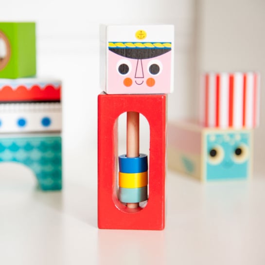 Cubes sonores de la mer Vilac - 11 cubes en bois FSC - Découverte auditive & manipulation