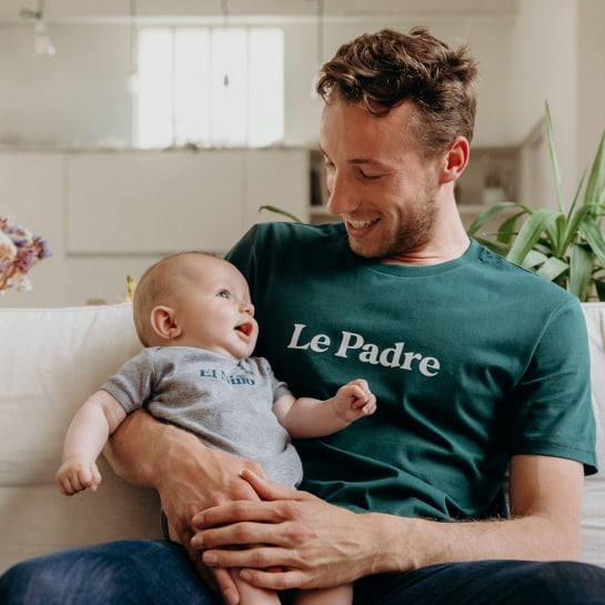 Body El Niño Affaire de famille - Coton bio sérigraphié - Packaging cassette VHS