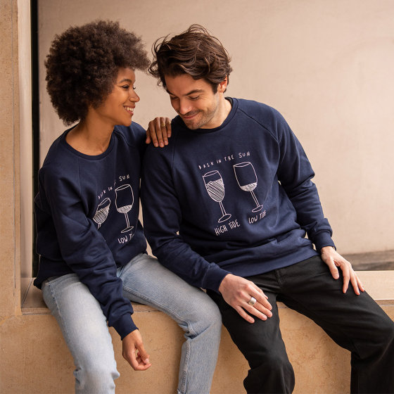 Sweat unisexe marées - Les Raffineurs