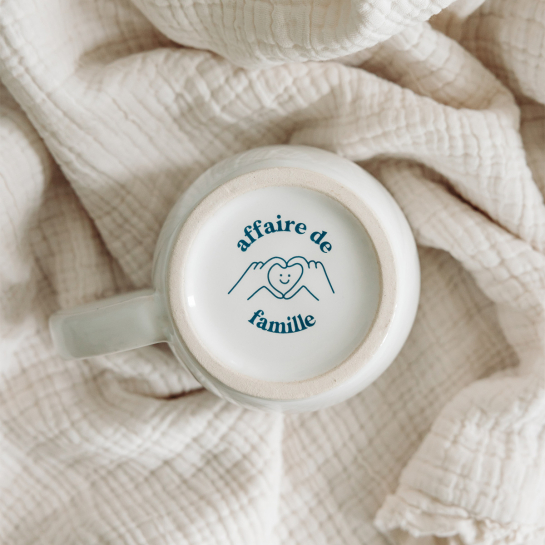 Mug La Madre Affaire de famille – Mug Céramique Européen Sérigraphié, Design Familial Unique, Compatible Micro-Ondes & Lave-Vais
