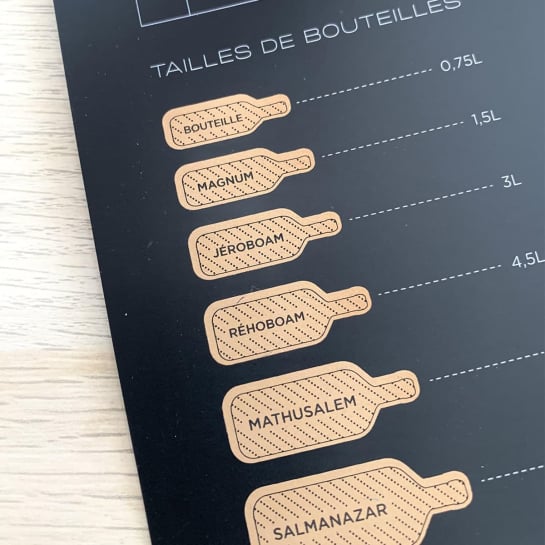 Carte La France des Vins à Gratter 1020 Dégustations – Journal vinicole, 200 appellations, 48 cépages et millésimes