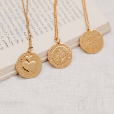 Collier double coeur Image 25995