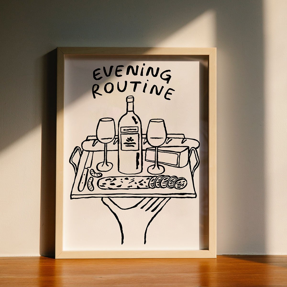 Affiches illustrées apéro Affiches & chips – Trio d’affiches humoristiques sur l’apéro, design recyclé et message convivial, à P