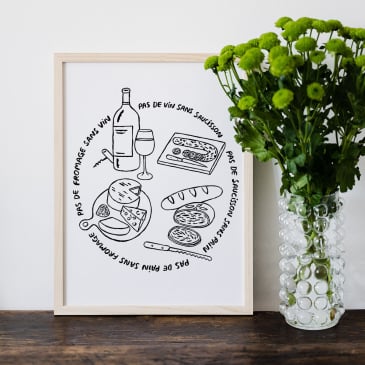 Affiches illustrées apéro Image 26146
