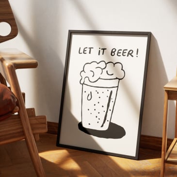 Affiches illustrées bière Image 26150