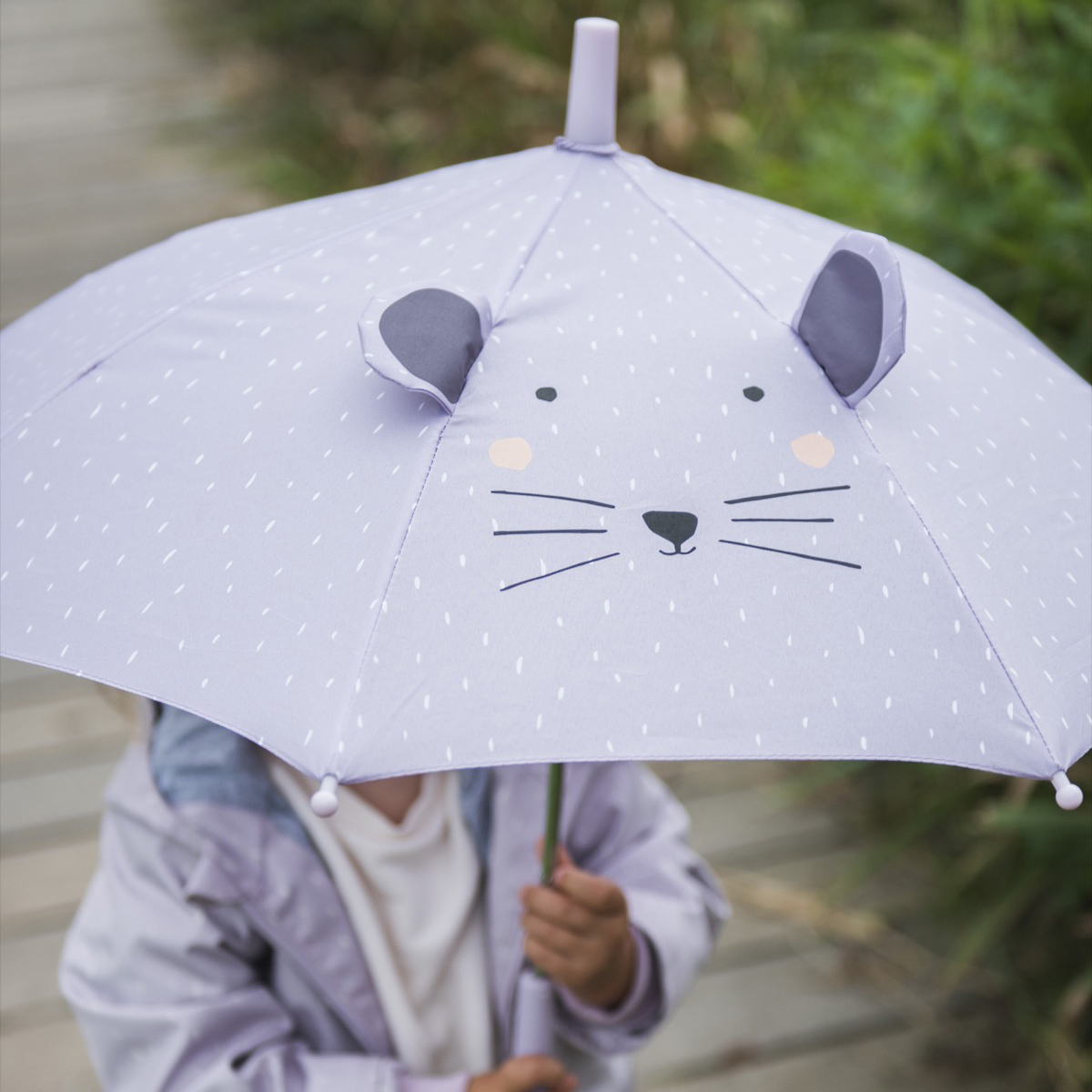 Heless Parapluie De Pluie Pour Poupée Design Voilier - Protection Bleu Clair Animaux Amoureux De La Voile