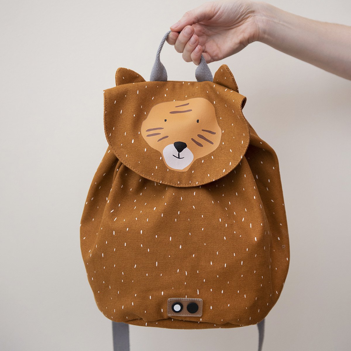 Sac à Dos Maternelle Trixie – Coton Bio Imperméable, Design Ludique Écoliers, Couleurs Variées, Confort