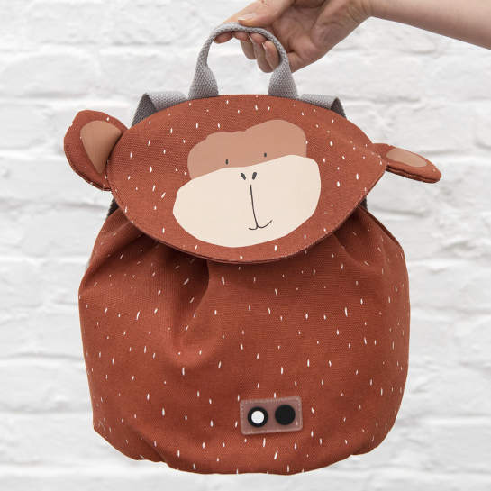 Sac à Dos Maternelle Trixie – Coton Bio Imperméable, Design Ludique Écoliers, Couleurs Variées, Confort