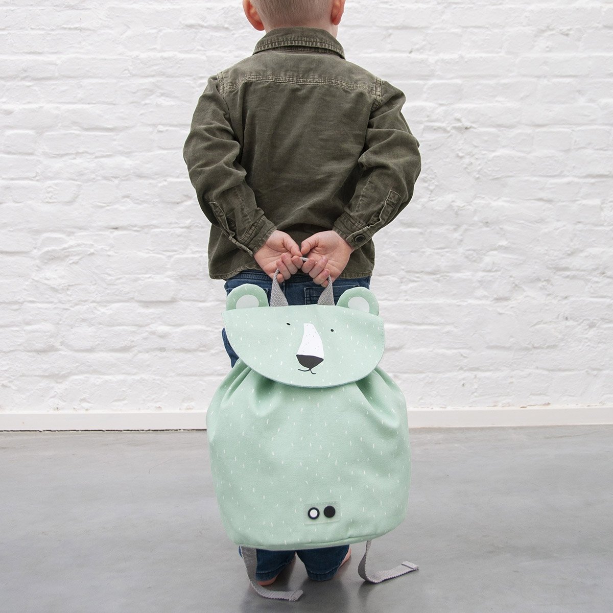 Sac à Dos Maternelle Trixie – Coton Bio Imperméable, Design Ludique Écoliers, Couleurs Variées, Confort