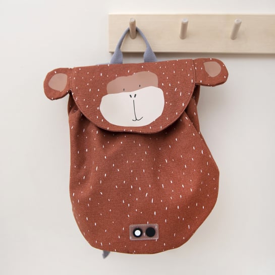Sac à Dos Maternelle Trixie – Coton Bio Imperméable, Design Ludique Écoliers, Couleurs Variées, Confort