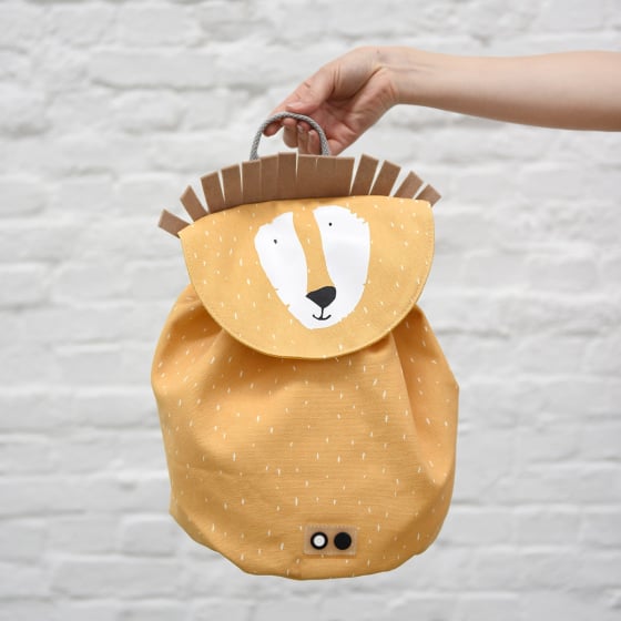 Sac à Dos Maternelle Trixie – Coton Bio Imperméable, Design Ludique Écoliers, Couleurs Variées, Confort