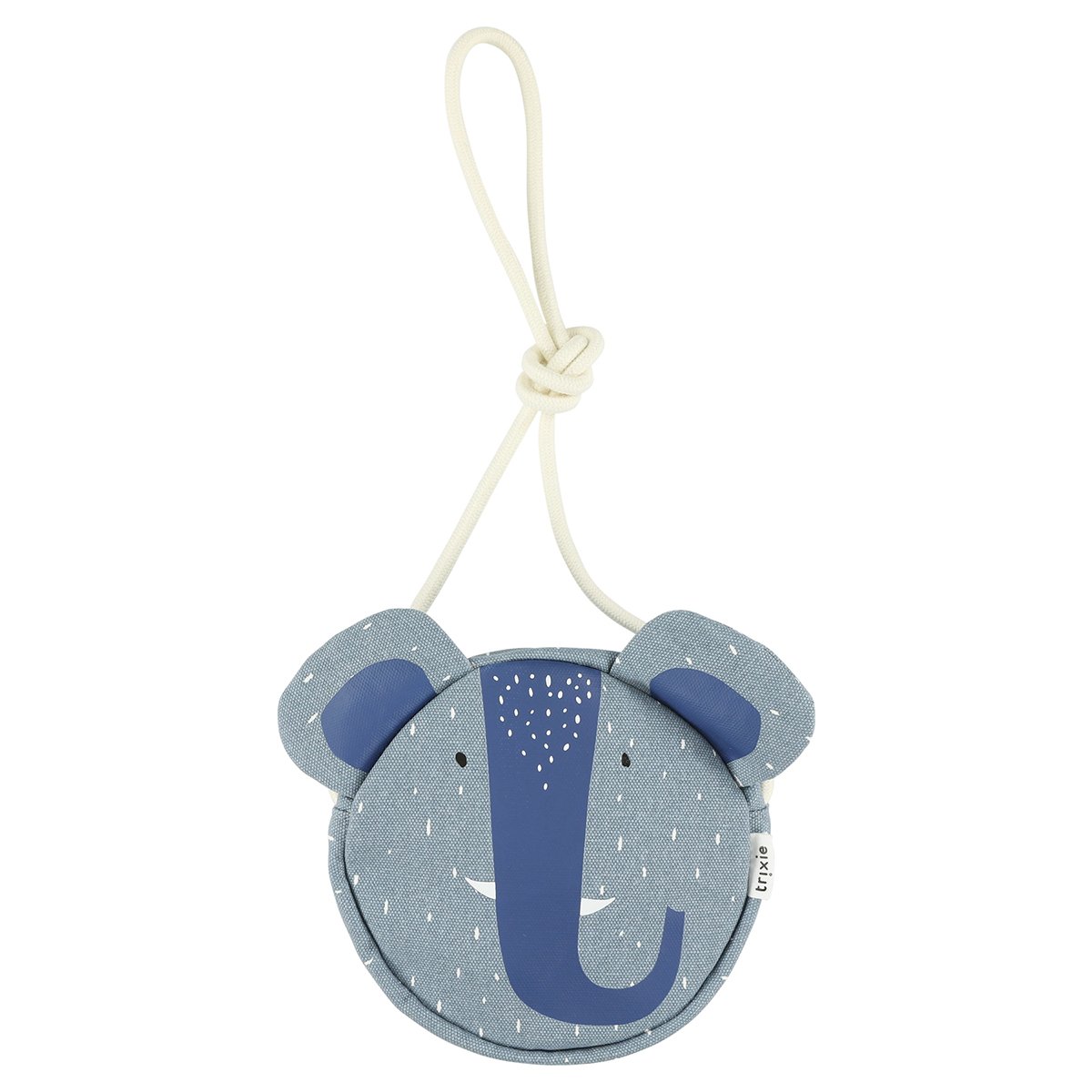 Mini Sac Rond Animaux Trixie – Sac Bandoulière en Coton avec Doublure, Design Cute et Pratique pour Enfants