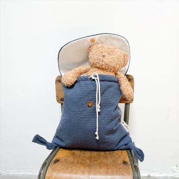 Sac à dos en gaze de coton personnalisable Image 27125