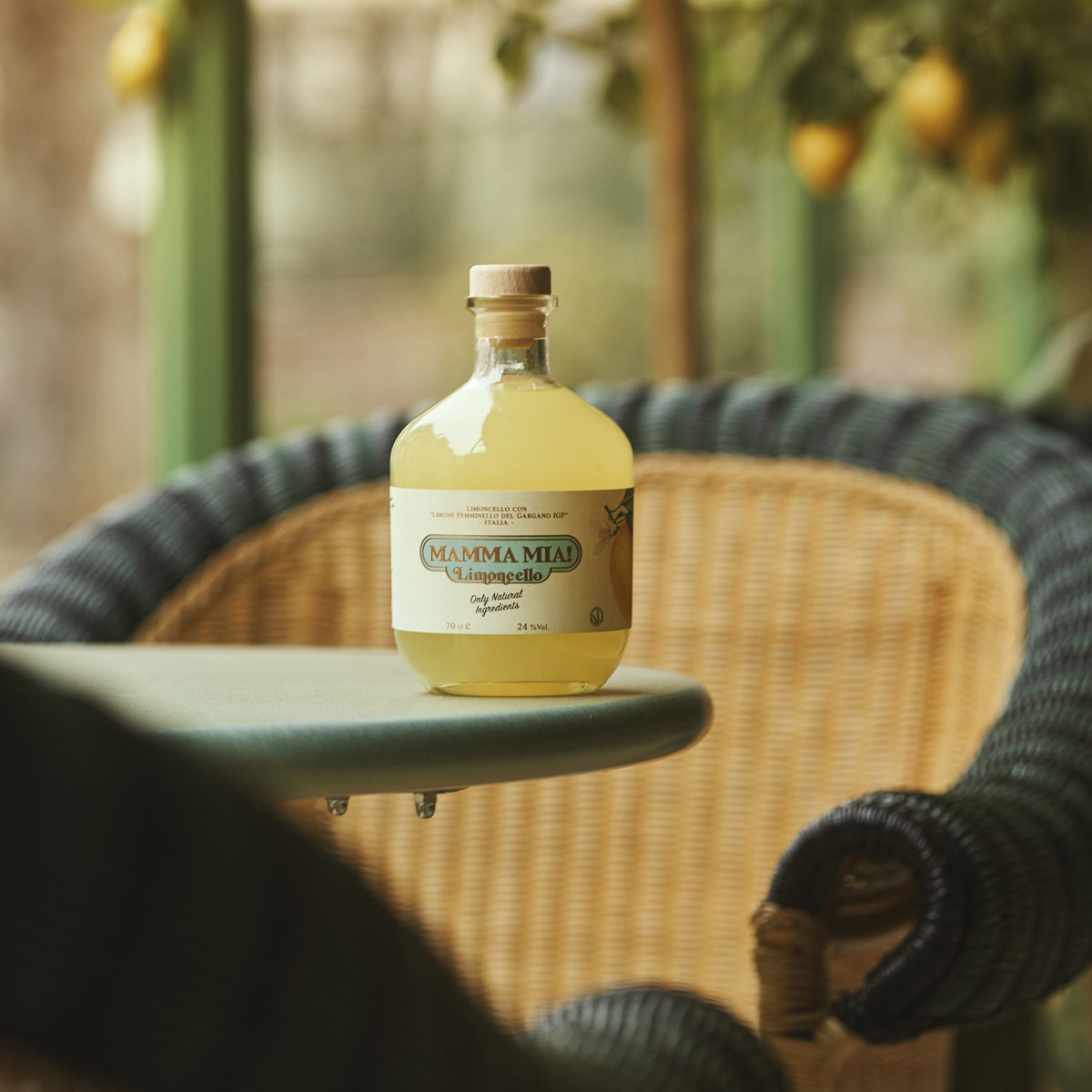 Limoncello Mamma Mia Adriatico – Citrons italiens, 70 cL, 24°, liqueur artisanale des Pouilles authentiques