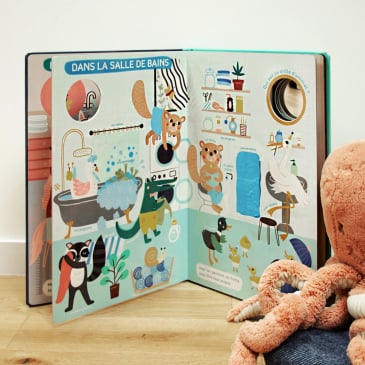 Mon très grand livre d’éveil - Bonne nuit, les animaux ! (image 2)