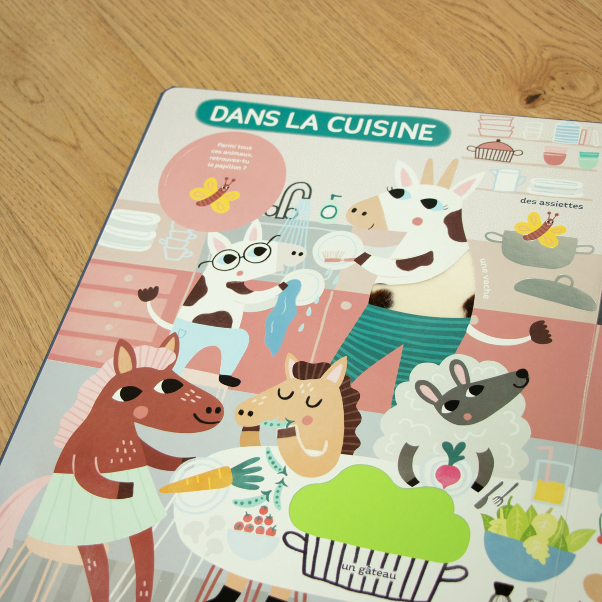 Grand Livre d'Éveil Bonne Nuit Les Animaux - Auzou | Format Géant, Textures à Toucher & Miroirs (Auzou) - Image 3