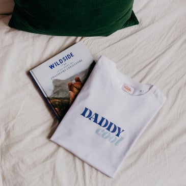 T-shirt Daddy Cool - Blanc (image 2)