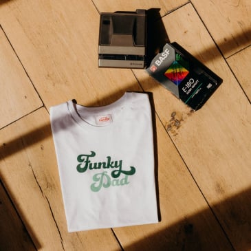 T-shirt Funky Dad - Blanc (image 2)