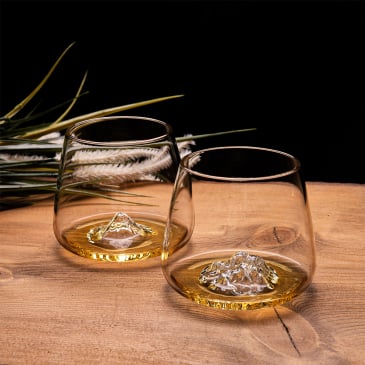 Verre whisky montagne - cadeau amateur de whisky - Les Raffineurs (image 2)