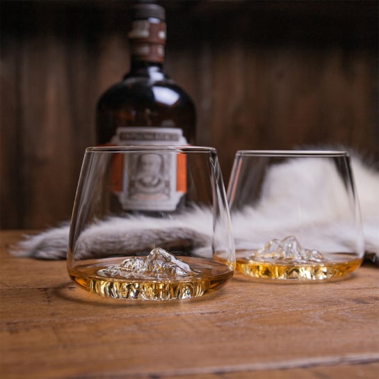 Verres à whisky originaux Mont blanc - Les Raffineurs