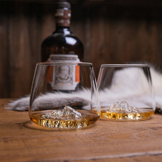 Verres à whisky originaux Mont blanc - Les Raffineurs