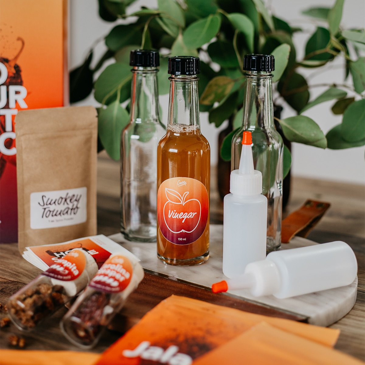 Kit sauce piquante - Faire sa propre hot sauce - DIY - Piments ultra forts - Carolina Reaper - Hot ones