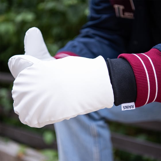 Moufles Rains – Moufles Imperméables en Polyester avec Revêtement Polyuréthane, Coupe-Vent et Poignets Élastiques Urbains