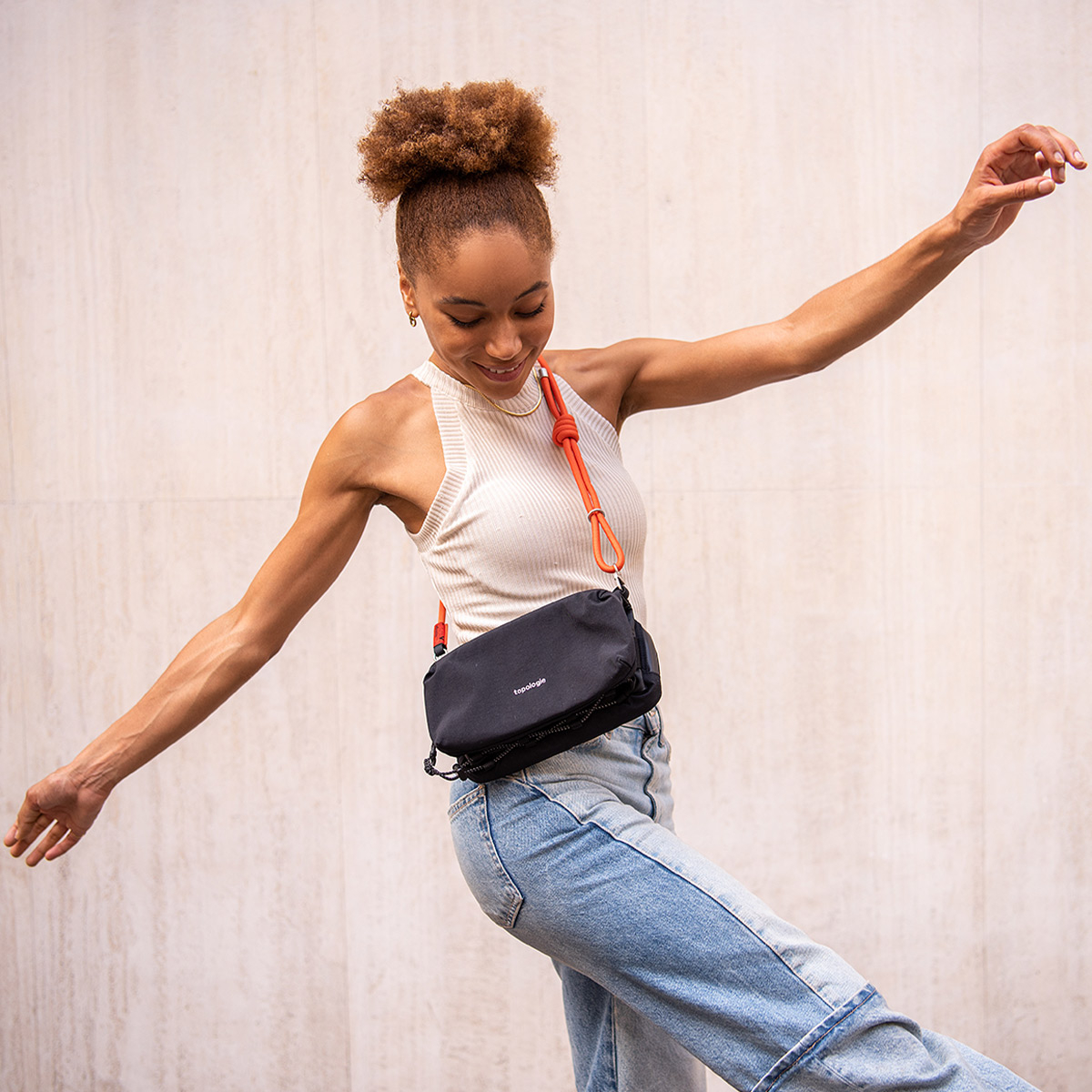 Sacoche bottle Topologie – Sacoche déperlante multifonction pour gourde ou parapluie, organisation optimale et design chic