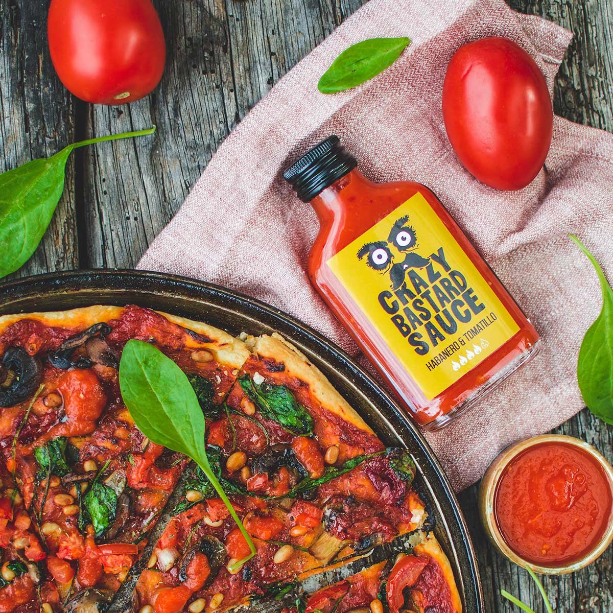 Coffret sauces piquantes Crazy bastard Hot sauce Sauce piment Scoville Hot ones Sauce