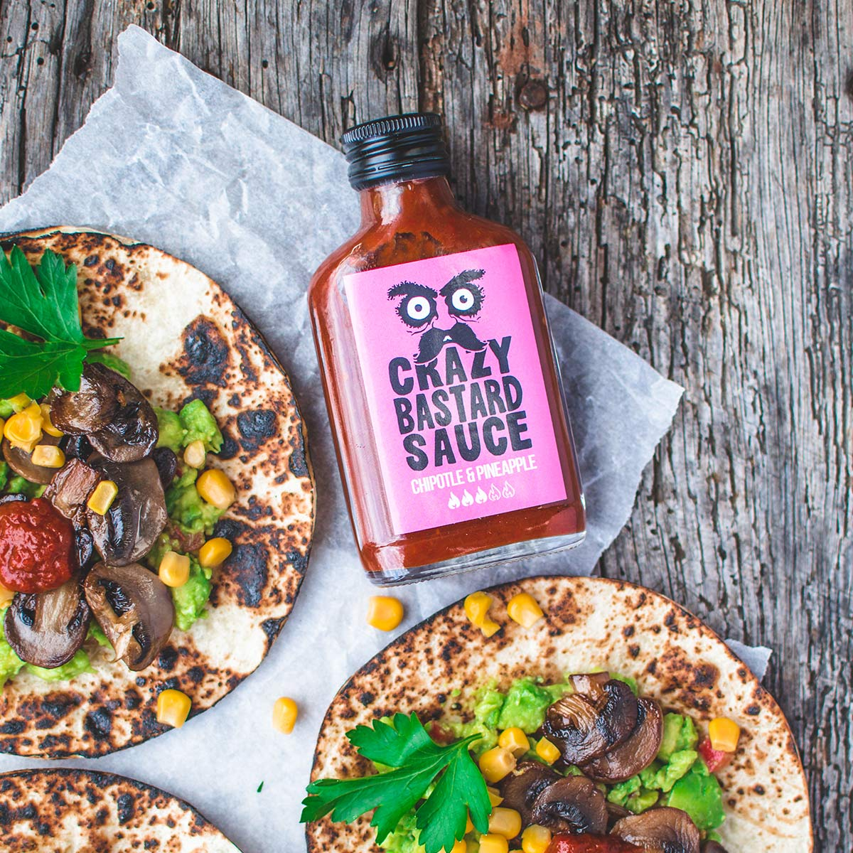 Coffret sauces piquantes Crazy bastard Hot sauce Sauce piment Scoville Hot ones Sauce