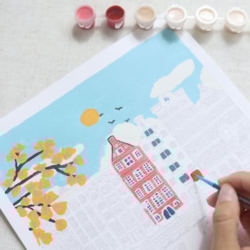 Set de peinture au numéro - Amsterdam (image 2)