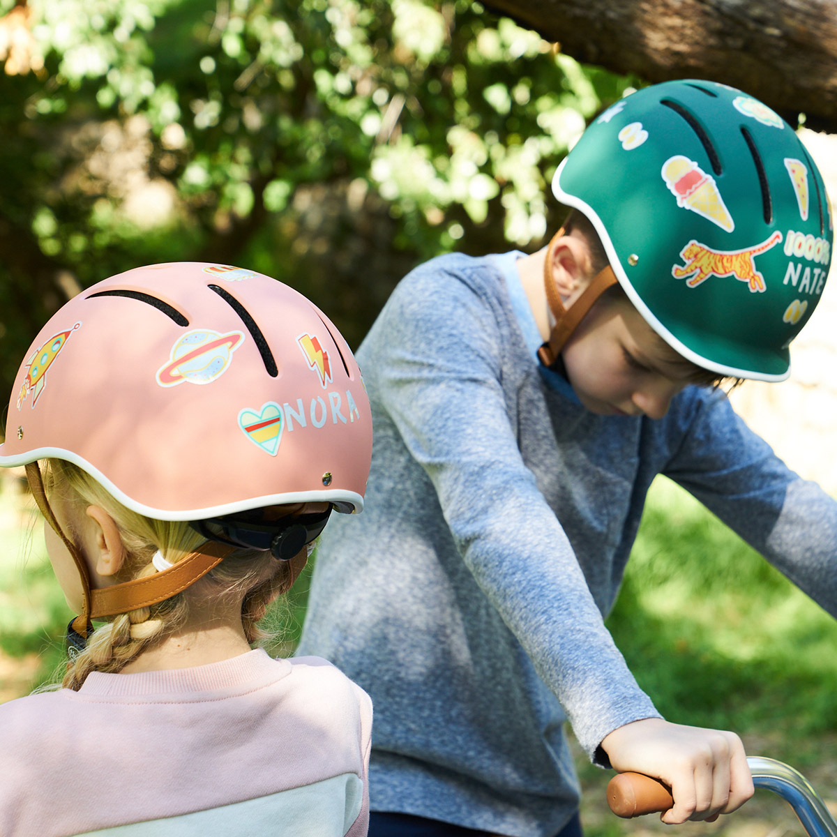 Casque de vélo enfant Thousand - Ajustable & ultra-sécurisé - Autocollants réfléchissants inclus