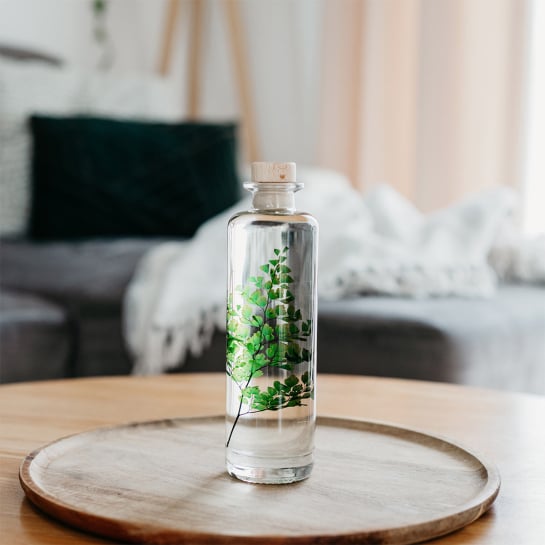 Plantes immergées en bouteille - Herbarium décoratifs fait en France - Idée cadeau femme