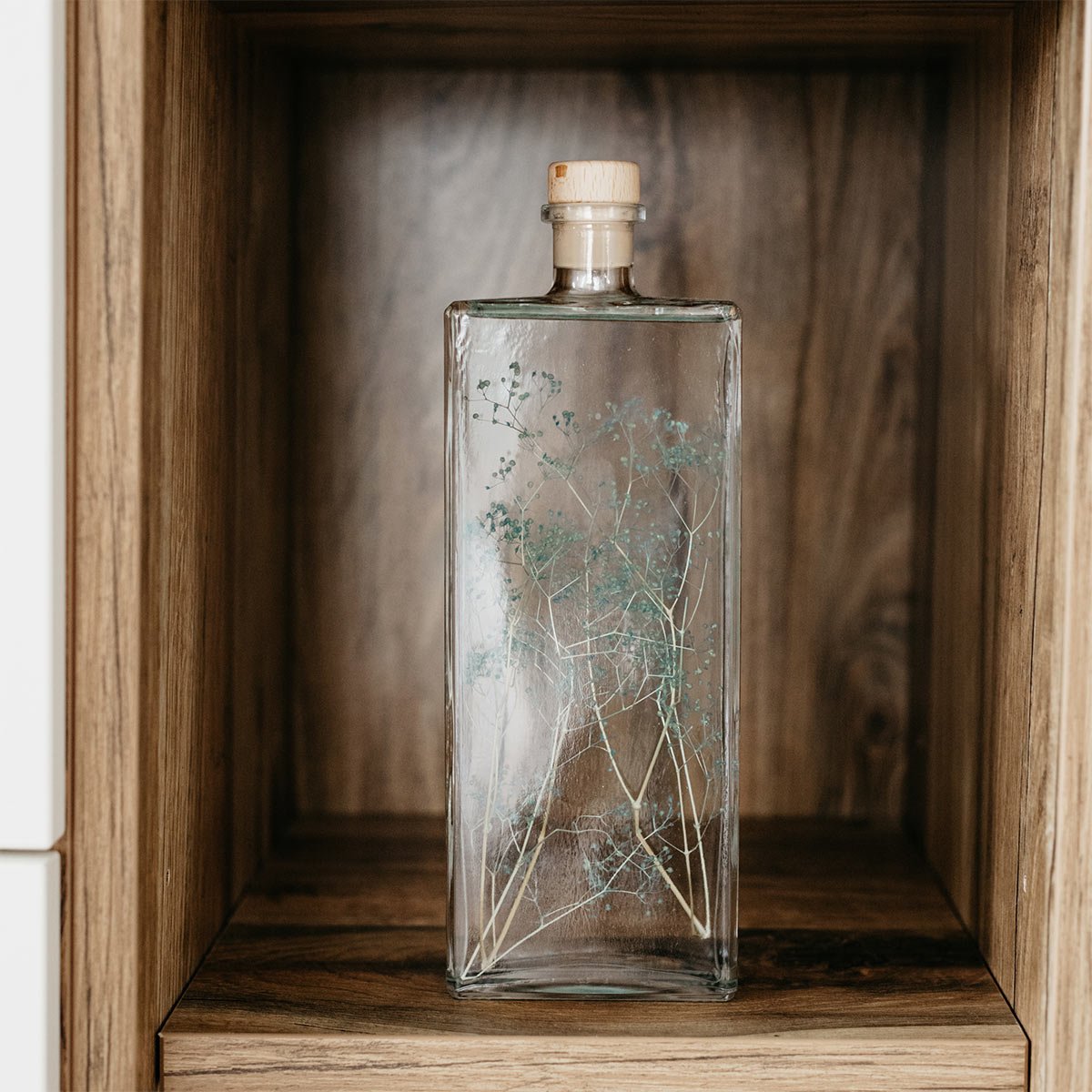 Plantes immergées en bouteille - Herbarium décoratifs fait en France - Idée cadeau femme