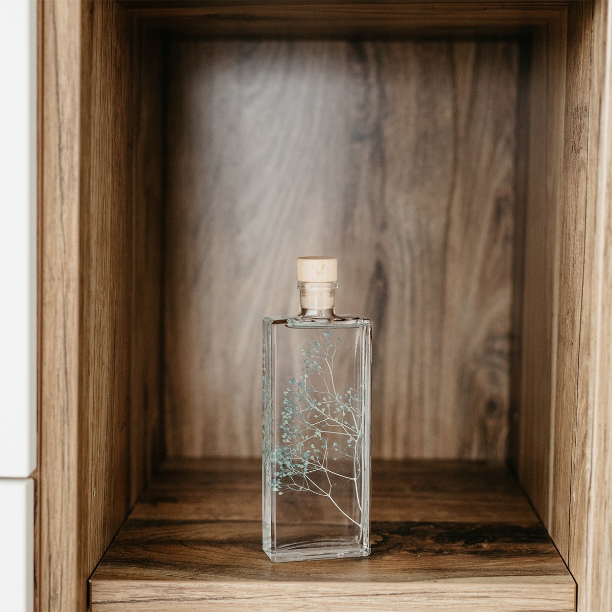 Plantes immergées en bouteille - Herbarium décoratifs fait en France - Idée cadeau femme