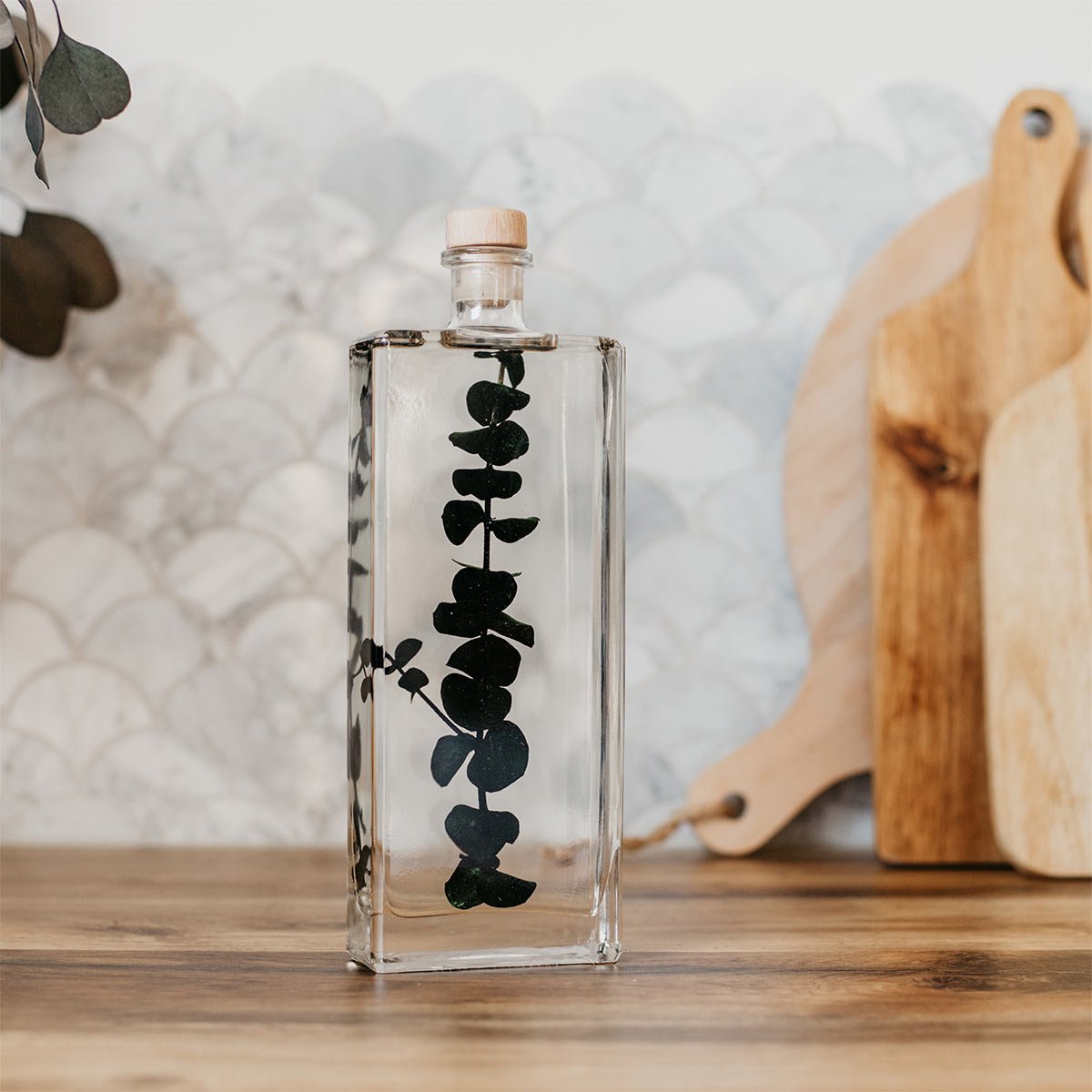 Plantes immergées en bouteille - Herbarium décoratifs fait en France - Idée cadeau femme