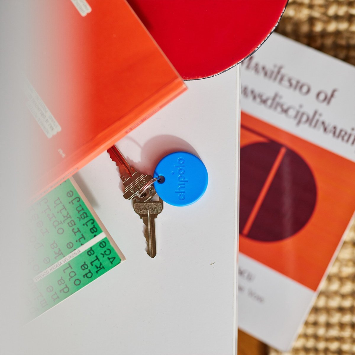 Porte-clé connecté tracker - Retrouver clés & téléphone facilement - Compatible Google Assistant, Alexa & Siri