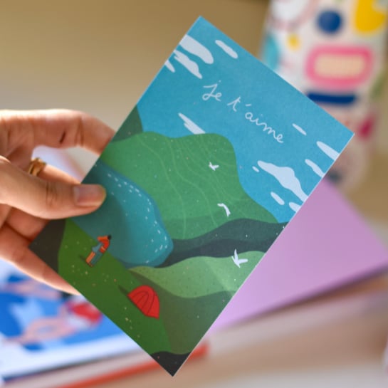 Cartes détachables Je t’aime – Webedia Book, set de 100 cartes illustrées pour déclarer sa flamme avec romantisme, design poétiq