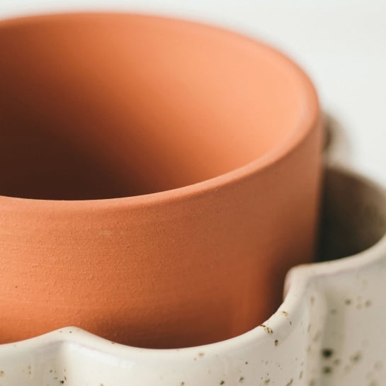 Pot à arrosage autonome – Pépin, pot en céramique microporeuse artisanal pour arrosage régulé, fabriqué au Portugal