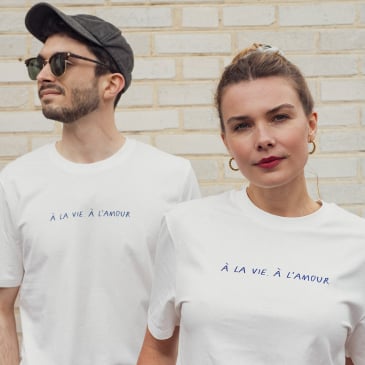T-shirt unisexe À la Vie À l’Amour