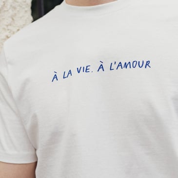 T-shirt unisexe À la Vie À l’Amour (image 2)