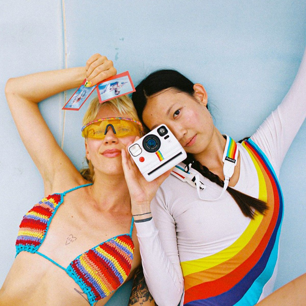 Appareil photo Polaroid Now+ – Instantané vintage Bluetooth, double exposition, 40% recyclé, USB-C & filtres