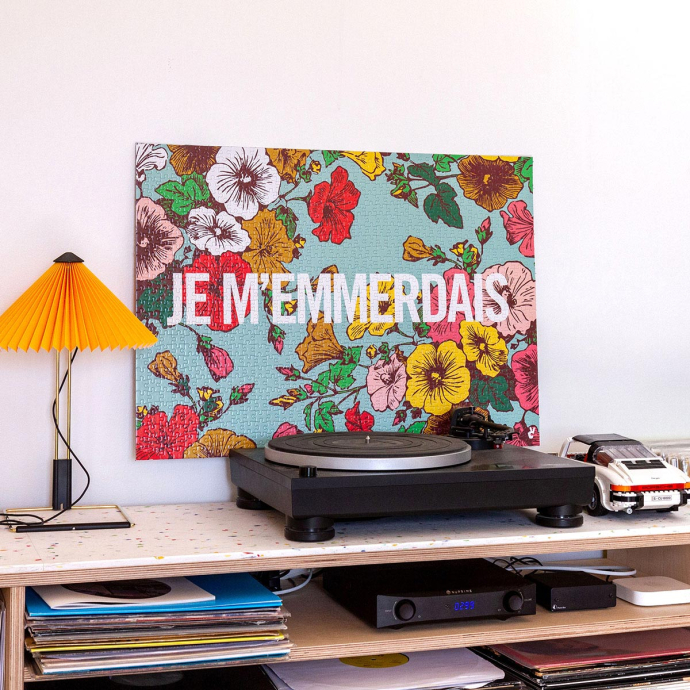 Puzzles Piece and Love – Puzzle 1000 pièces en carton recyclé – Design moderne & illustrateurs français – Fabriqué en France