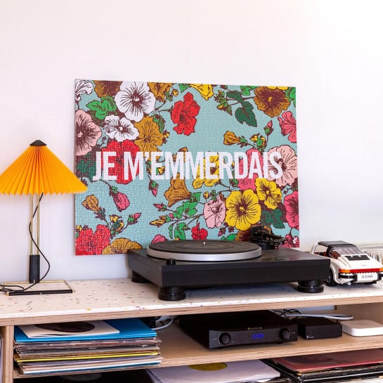 Puzzles Piece and Love – Puzzle 1000 pièces en carton recyclé – Design moderne & illustrateurs français – Fabriqué en France