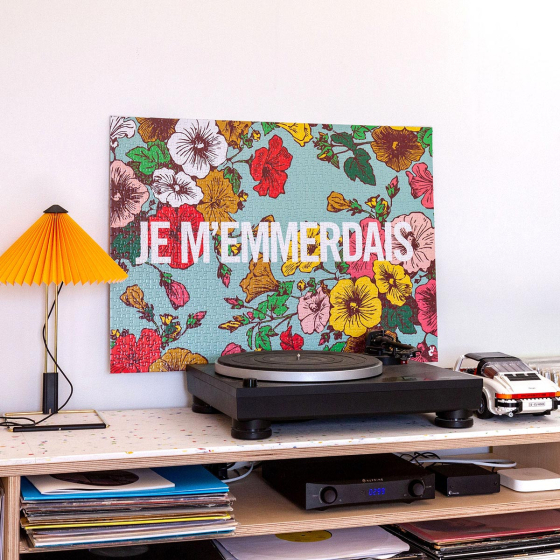 Puzzles Piece and Love – Puzzle 1000 pièces en carton recyclé – Design moderne & illustrateurs français – Fabriqué en France