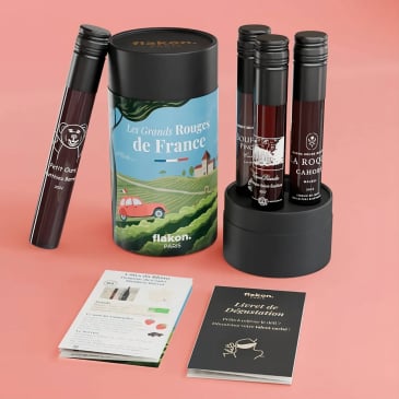 Dégustez 4 rouges iconiques de France