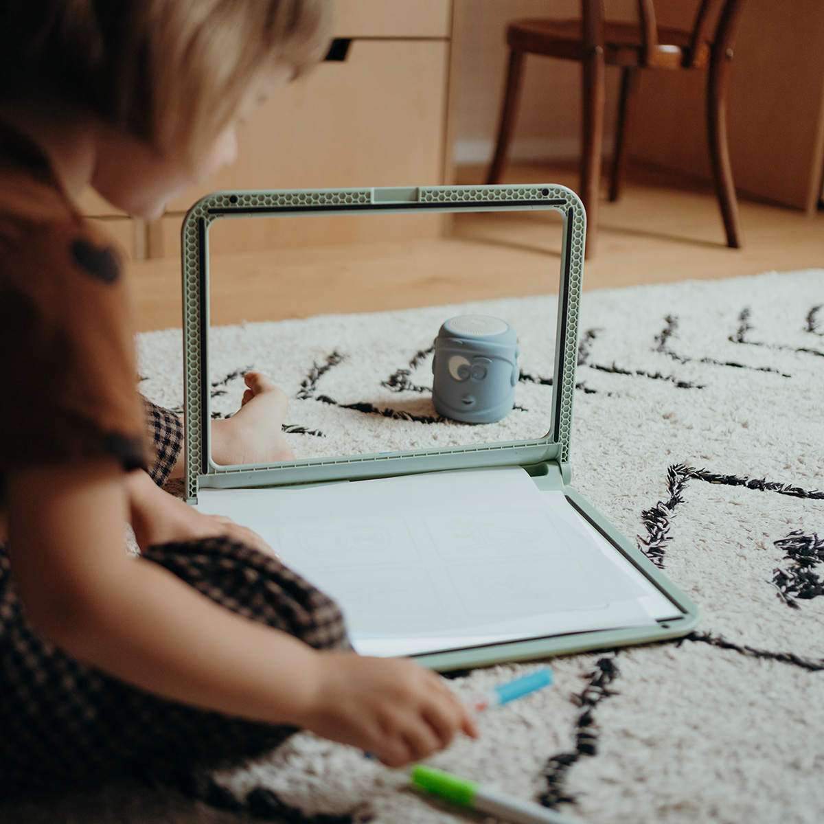 Tablette à Dessin Lumineuse Kidywolf - Tablette Graphique Enfant | Décalque Facile & Effet Néon - USB-C (Kidywolf) - Image 3